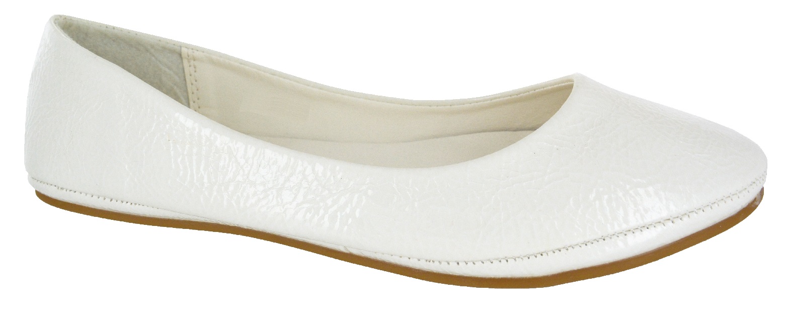 LADIES FLAT BALLET BALLERINA PUMPS PLAIN WOMANS WORK SCHOOL DOLLY SHOES